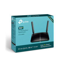 Маршрутизатор, TP-Link, Archer MR600, 3 порта LAN 10/100/1000 Мбит/с,1 порт LAN/WAN 10/100/1000 Мбит/с,1 слот для Micro SIM-карты, АС1200
