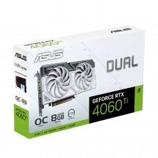 Видеокарта ASUS DUAL RTX 4060 Ti White OC Edition [DUAL-RTX4060TI-O8G-WHITE], 8 GB 