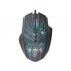 Мышь Defender Doom Fighter GM-260L, USB, 52260, + коврик для мышки 