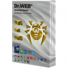 Антивирус Dr.Web Security Space Gold, подписка на 3 года, (акция +3 мес) на 1 ПК, box