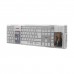 Клавиатура USB, Hama Rossano, R1050453, белая-серебристая KeyBoard White-Silver