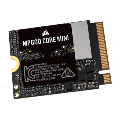 Твердотельный накопитель SSD M.2 PCIe Corsair MP600 Core Mini, CSSD-F2000GBMP600CMN, 2 TB PCIe 4.0 x4, NVMe