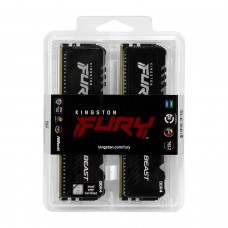 Оперативная память Kingston Fury Beast RGB, KF432C16BBAK2/16, DDR4, 16 GB 