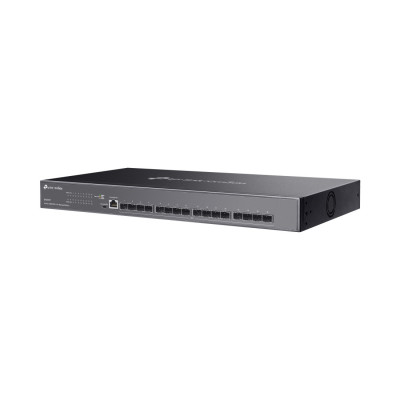 Коммутатор, TP-Link, SX3016F, JetStream, управляемый L2+, 16 портов SFP+ 10GE