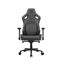Игровое компьютерное кресло, Cougar, Defensor S Jet Gray F, Искусственная кожа PU AIR, (Ш)57*(Г)53*(В)129,5 (137) см, Серый