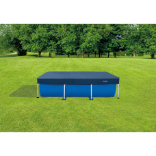 Тент для каркасных бассейнов размером 260 х 160 см, INTEX, 28036, Винил PVC, Тёмно-синий, Цветная коробка