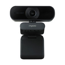 Веб-Камера, Rapoo, C260, USB 2.0, 1080x720, 2.0Mpx, Микрофон, Длина кабеля 150 см, Крепление: зажим, Чёрный