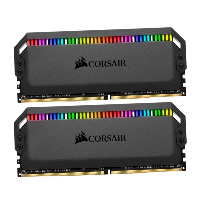 Оперативная память Corsair Dominator Platinum RGB, CMT16GX4M2D3600C18, DDR4, 16 GB, black DIMM kit <3600MHz> (2x8GB),18-22-22-42