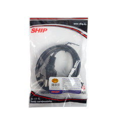 Кабель питания, SHIP, SH5006-1.2P, Тип: С13, for Case, Жилы из чистой меди толщиной 0.75 мм, пол.Пакет 1.2 м.