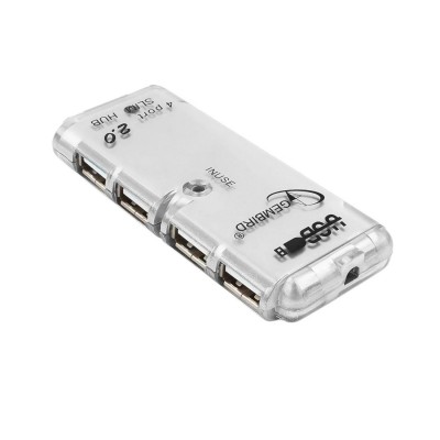 Концентратор USB Gembird UHB-C244 Hub 4 port, USB 2.0, silver