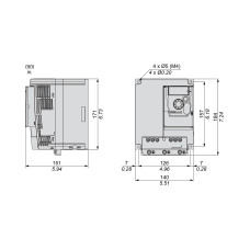 Преобразователь частоты SE ATV310HU40N4E ATV310 4кВт 380В 3ф