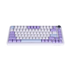 Клавиатура, Ajazz, AK820/MAX/Magnetic/PWB, AK820 MAX, Игровая, Механическая, 75%, Magnetic Switches, USB, Подсветка RGB, Размер: 333 x 143 x 20,5 мм., Анг/Рус, Белый