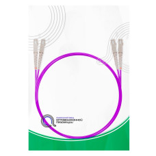Патч корд оптоволоконный,, SC/UPC-SC/UPC MM OM3 50/125 Duplex 3.0мм 1 м, LSZH