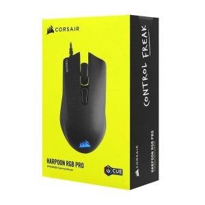 Мышь Corsair, HARPOON RGB PRO, Optical, 12000 dpi, USB, Черный 