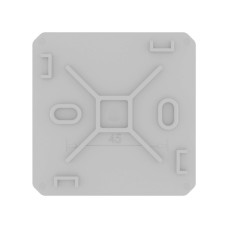 Коробка ответвительная, DKC, 53770, с 8+2 кабельными вводами д.20/20мм, IP55, 70х70х40мм