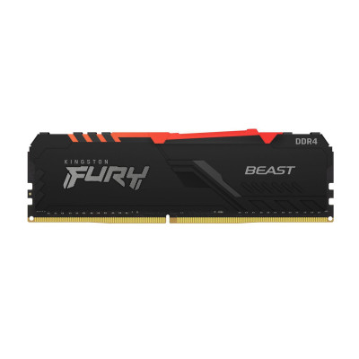 Оперативная память Kingston Fury Beast RGB, KF436C17BBA/8, DDR4, 8 GB, Черный