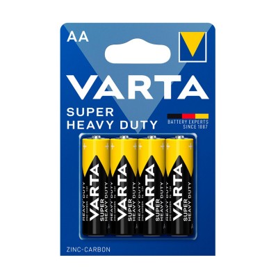 Батарейки Varta AA (R6P/MN1500) [2006-4] Superlife, комплект - 4 штуки, [2006-4]