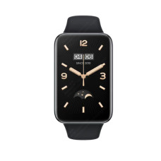 Фитнес браслет, Xiaomi, Smart Band 7 Pro, M2141B1 / BHR5970GL, 1.64" AMOLED, Разрешение экрана 280 x 456, Аккумулятор 235 мАч, Водонепроницаемость 5 АТМ, Черный