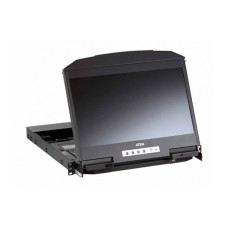 КВМ-консоль, ATEN, CL3800NW-ATA-RG, 18.5", 1U, Ultra Short Depth, Dual Rail, USB, HDMI, DVI, VGA, W/RU, KBW/EU CORD