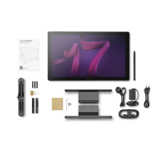 Графический планшет, Wacom, Cintiq Pro 17 (DTH172K0B), Разрешение 3840 x 2160 (4K UHD), Чувствительность к нажатию 8192, Интерфейс USB-С и HDMI, Размер 410*266*22 мм, Чёрный