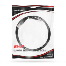 Патч Корд, SHIP, S3025BK0100-P, Cat.5e, UTP, LSZH, RJ-45, 1 м, Чёрный, Пол. пакет