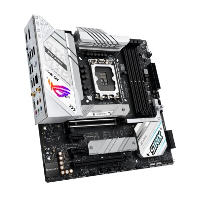 Материнская плата ASUS ROG STRIX B760-G GAMING WIFI D4 MB Socket1700, MATX, iB760 (DP+HDMI), 4DDR4, 2PCIx16, 2PCIx1