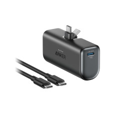 Портативный внешний аккумулятор, Anker, (A1653H11), 5000mAh, 3А, 22.5W. Черный