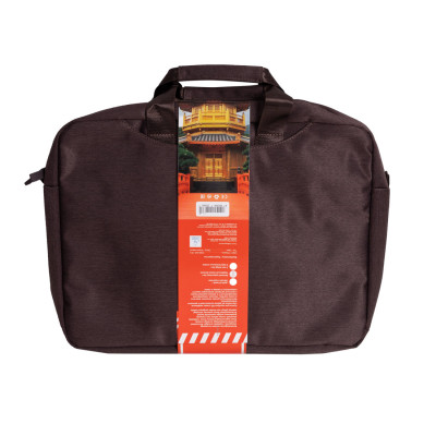 Сумка для ноутбука, XG, Hong Kong 15.6", (XGB-640-15.6), 15.6", Лёгкая, Внешнее отделение на молнии, 1 внутреннее отделение, Полиэстер, коричневый