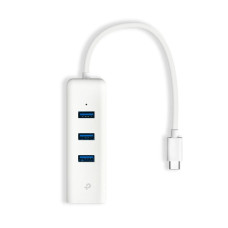 Концентратор USB, TP-Link, UE330C, 3 порта USB 3.0, Type-C, Гигабитный порт Ethernet Концентратор USB, TP-Link, UE330C, 3 порта USB 3.0, Type-C, Гигабитный порт Ethernet