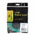 Патч-корд Cablexpert PP12-2M/G, зеленый Cable Patch cord UTP 5e-Cat 2 m