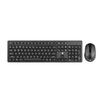 Клавиатура и мышь, USB, 2E, 2E-MK420WB, Черный KeyBoard + mouse, wireless, 1AA/1AAA, black