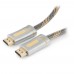 Кабель SVGA, HDMI to HDMI, 1.0m, Cablexpert CC-P-HDMI02-1M Cable gray