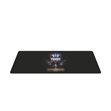 Коврик для компьютерной мыши, XG, League Legends, 295 x 770 x 4mm Резиновая основа, Тканевая поверхность, Склеивание, Гладкая поверхность, Чёрный