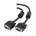 Кабель SVGA 15m/15m, Cablexpert CC-PPVGA-6B, 1.8м Cable (for KVM - switch box), экранированный, black