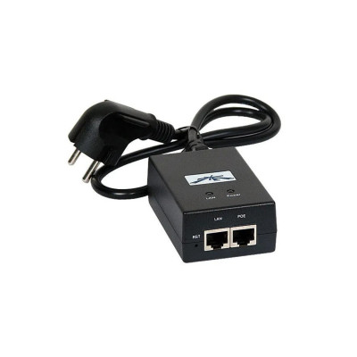 PoE адаптер, Ubiquiti, POE-24-24W, PoE-Injector 24V 24W, passive PoE, 10/100 Mbps Ethernet, 100-240V AC, 24В, 24W