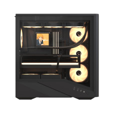 Компьютерный корпус, Formula V, Air Power G9 DUO PA Black, EATX/ATX/micro ATX/mini-ITX, USB Type C*1/3.0*2, HD-Audio, Кулер 4*120мм ARGB, Высота процессорного кулера до 182мм, Длина VGA до 420мм, 1*3.5"/1*2.5", Толщина 0,7мм, 480x235x484мм, Без 