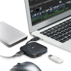 USB-концентратор, TP-Link, UH400, 4 порта USB 3.0, входной интерфейс USB 3.0 Type-A USB-концентратор, TP-Link, UH400, 4 порта USB 3.0, входной интерфейс USB 3.0 Type-A