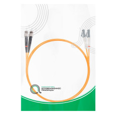 Патч корд оптоволоконный,, LC/UPC-ST/UPC MM OM2 50/125 Duplex 3.0мм 1 м, LSZH