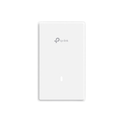 Wi-Fi точка доступа, TP-Link, EAP725-Wall, 802.11 a/b/g/n/ac/ax/be, BE3600,1 2.5G порт PoE-In + 1 2.5G транзитный порт + 2 гигабитных порта RJ45.