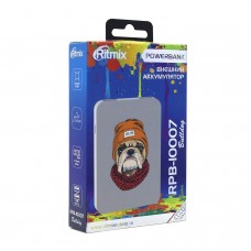 Аккумуляторная USB зарядка Ritmix RPB-10007 Bulldog, 10000 mAh 