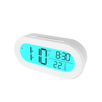 Часы с термометром Ritmix CAT-110, Белый Alarm Clock thermometer, 2AAA, white