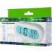 Часы с термометром Ritmix CAT-110, Белый Alarm Clock thermometer, 2AAA, white