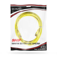 Патч Корд, SHIP, S3025YL0500-P, Cat.5e, UTP, LSZH, RJ-45, 5 м, Жёлтый, Пол. пакет