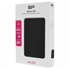 Внешний жесткий диск Silicon Power S05, SP010TBPHD05SS3K, 1 TB, black 