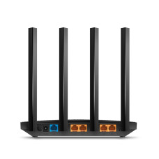 Маршрутизатор, TP-Link, Archer C6, до 1,3 Гбит/с, до 867 Мбит/с на 5 ГГц ,до 300 Мбит/с на 2,4 ГГц, 1 гигабитный порт WAN, 4 гигабитных порта LAN