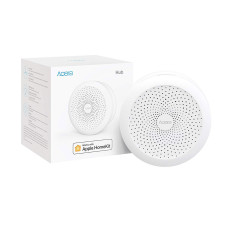 Центр умного дома Hub M1S Gen 2 , Aqara, HM1S-G02, М1S, до 128 устройств, Zigbee, Wi-Fi IEEE 802.11 b/g/n, 2.4 GHz, 100-240V~, 50/60Hz, 0.2A, Динамик 2Вт можно использовать в качестве сирены, Белый