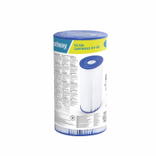 Картридж для ф-насоса тип IV (B), BESTWAY, 58095, 14.2 х 25.4 см, Сменный, Сине-Белый, В пленке
