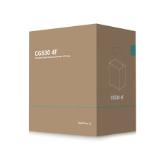 Компьютерный корпус, Deepcool, CG530 4F R-CG530-BKADA4-G-1, ATX/Micro ATX/Mini-ITX, USB 3.1*1/3.0*2, Audio+Mic, 4*120mm ARGB, Высота процессорного кулера до 160мм, Длина VGA до 410мм, 2*3.5"/2+1*2.5", Слот 7, Сталь 0,6, 440x285x399мм, Без Б/П, Ч