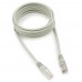 Патч-корд Cablexpert PP10-3M, серый Cable Patch cord UTP 5e-Cat 3 m
