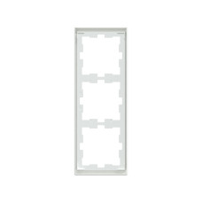 Рамка, MERTEN, MTN4030-6535, D-Life 3 постовая белый лотос